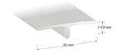 Skjøtelist SY23 sølv 300cm