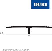 Skjøtelist SY24 gull 300cm
