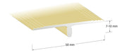 Skjøtelist SY24 gull 300cm
