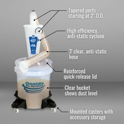 Dust Deputy syklon deluxe kit (med bøtte & slange)