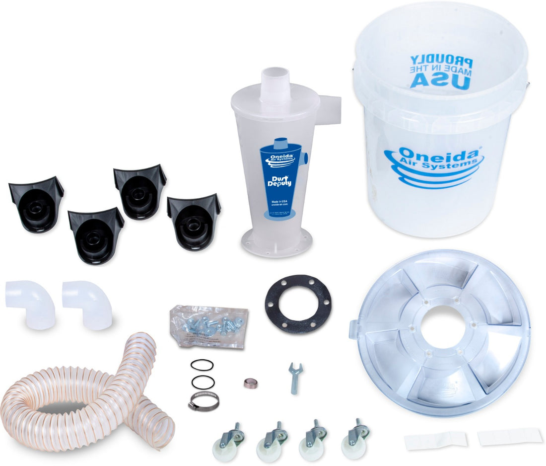 Dust Deputy syklon deluxe kit (med bøtte & slange)