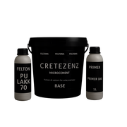Feltona Cretezenz mikrosement pakkeløsning 4-5 kvm