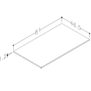 Corian benkeplate, bilde 2 av 2