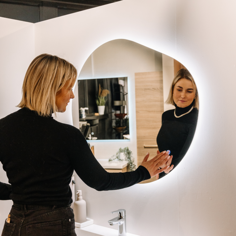 Organic speil med lys , bilde 3 av 7