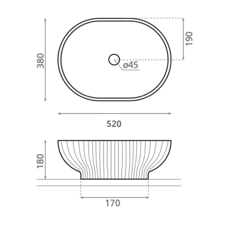 Cervino oval, bilde 2 av 2