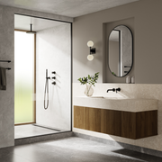 Silhouet servantkran for innbygging m/rosett 180mm komplett, bilde 2 av 2