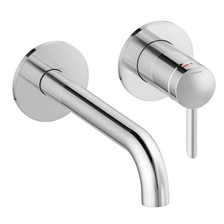 Iris servantkran for innbygging m/rosett 180mm