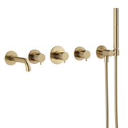 Iris BS2 innbygging for badekar, børstet bronse