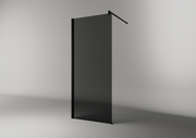 Kuadra H fastvegg 117-120 cm fumè, sort matt, bilde 2 av 2