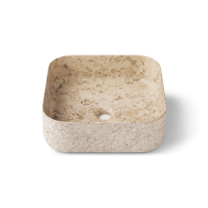 Classic Quadro bolleservant, brun naturstein, bilde 1 av 2