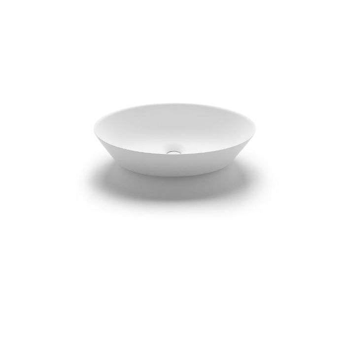 Trieste, solid surface hvit bolleservant, bilde 1 av 3