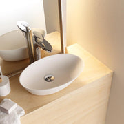 Trieste, solid surface hvit bolleservant, bilde 2 av 3