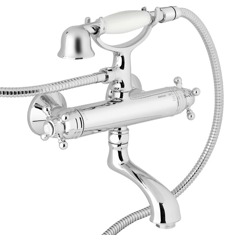 Tradition badekarkran med termostat, krom, bilde 1 av 3