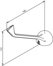 Space handicaphendel, krom, bilde 2 av 2