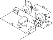 Silhouet badekarkran termostat, bilde 2 av 2