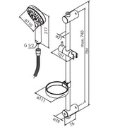Silhouet Flex dusjsett, bilde 2 av 2