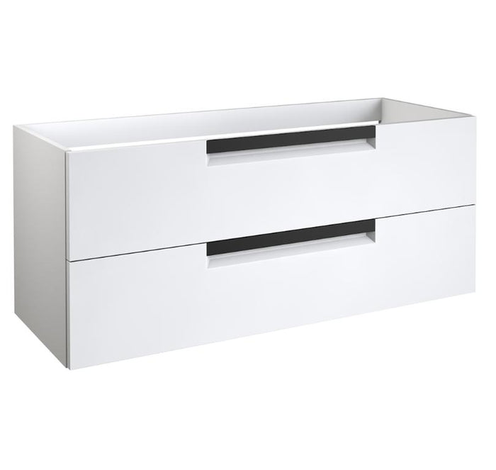 Slate 2 120 servantskap to skuffer/for dbl servant, hvit matt, bilde 1 av 4