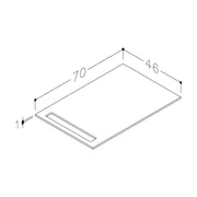Benkeplate med håndkleholder, bilde 2 av 2
