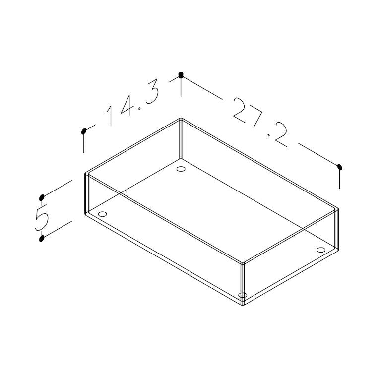 Skuffeinndeler A plexiglass stor 1 rom, bilde 2 av 2