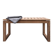 Benk 90cm, lys eik, bilde 1 av 6