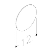 Speil med forstørrelseglass Ø12cm, bilde 3 av 3