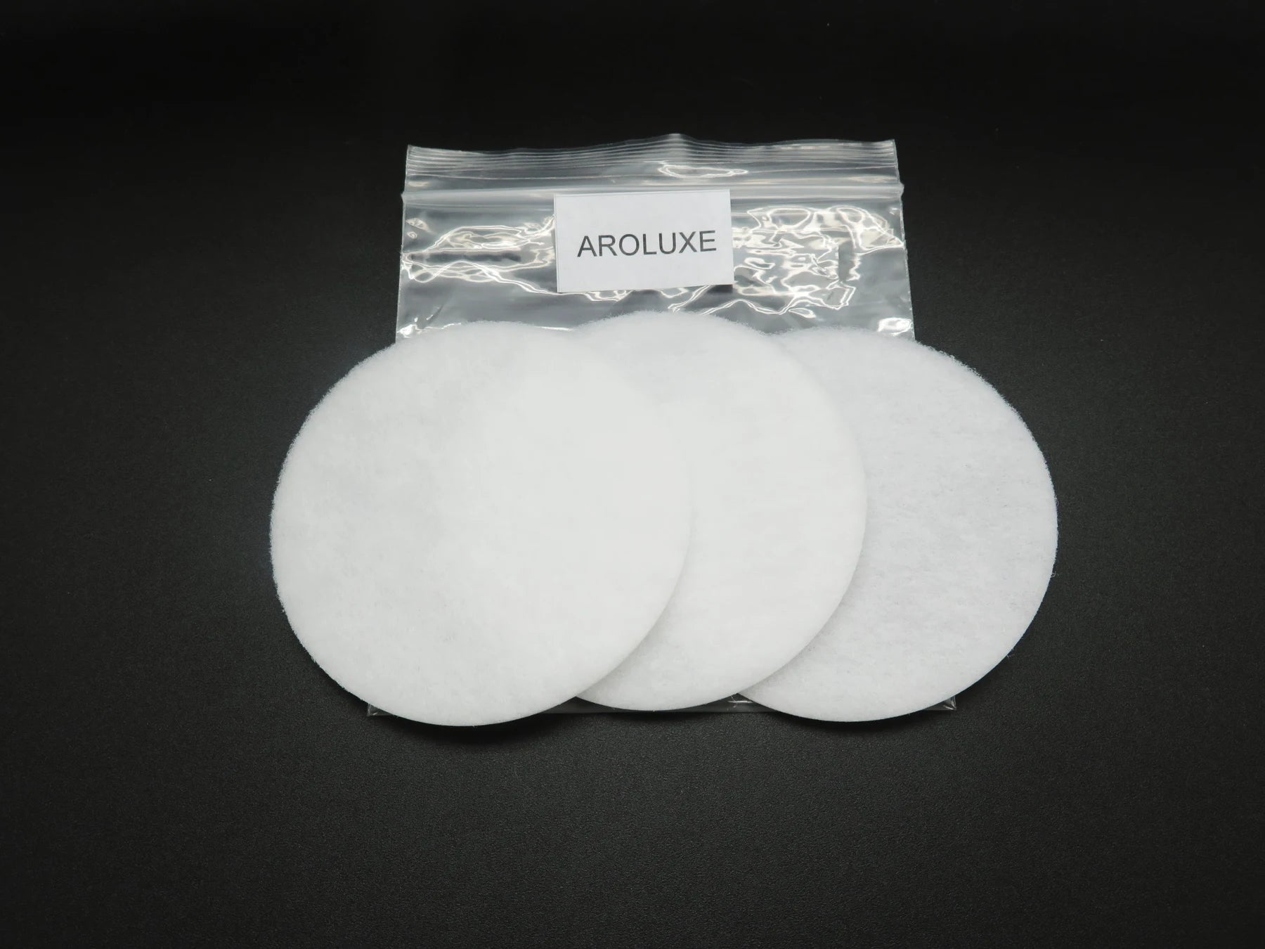 Tre AroLuxe mikrofiberfiltre med original emballasje