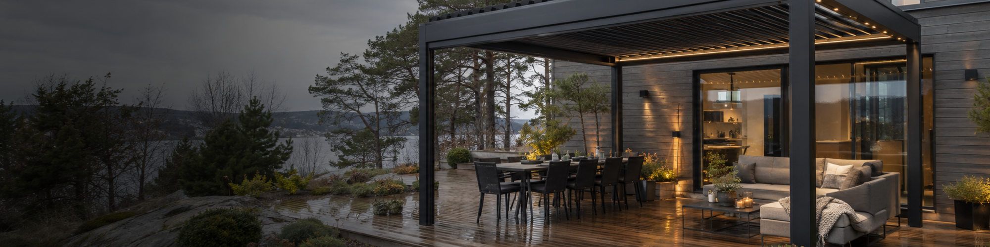 Pergola til uteplassen