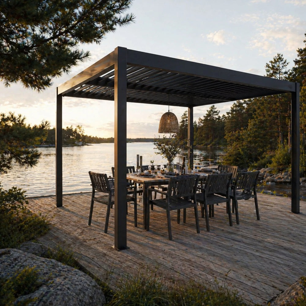 Pergola fra Feltona ved sjøen